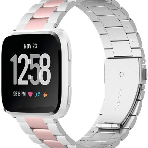 fitbit versa lite rose gold